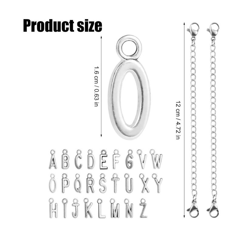 New Cup Pendant Accessories 26 English Letters Luggage Keychain Shoes Ornaments - Image 3
