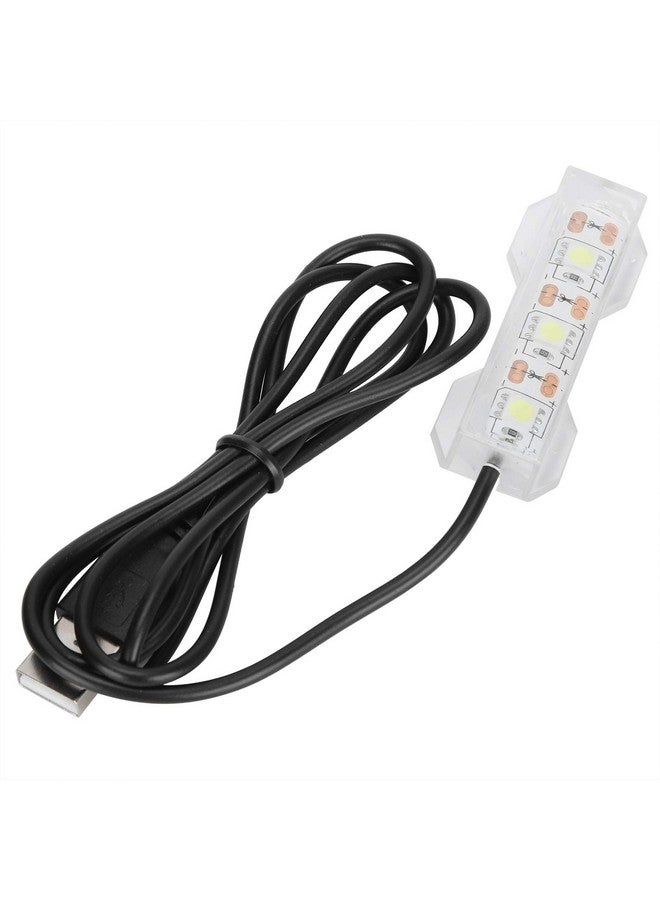 GLOGLOW Aquarium Light, USB Aquarium Light Weight Small Water Plant Light Fish Desktop Mini Decoration Soft LED Lighting Lamp - Image 1