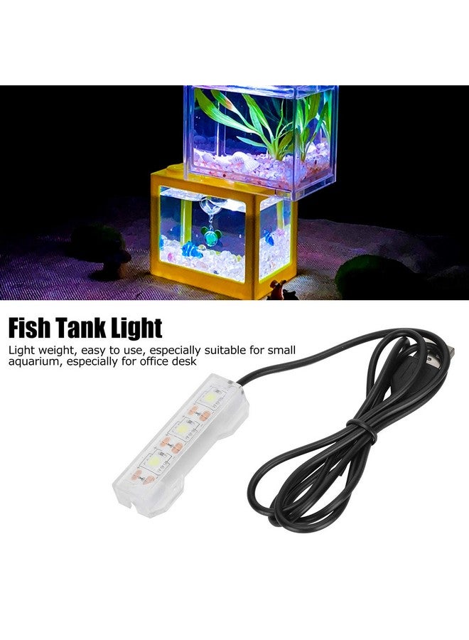 GLOGLOW Aquarium Light, USB Aquarium Light Weight Small Water Plant Light Fish Desktop Mini Decoration Soft LED Lighting Lamp - Image 5