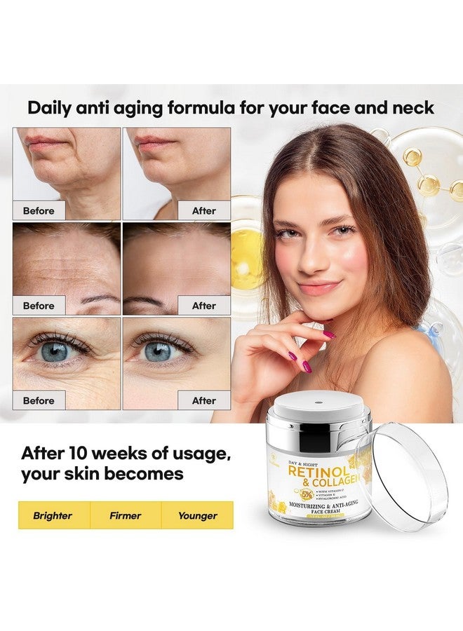 Bealions Retinol Cream Anti Aging for Face: Wrinkle Cream for Face Neck with Collagen Hyaluronic Acid - Night Moisturizer for Men Women - Facial Skin Care with Vacuum Pump for Exact Dosage - Image 4