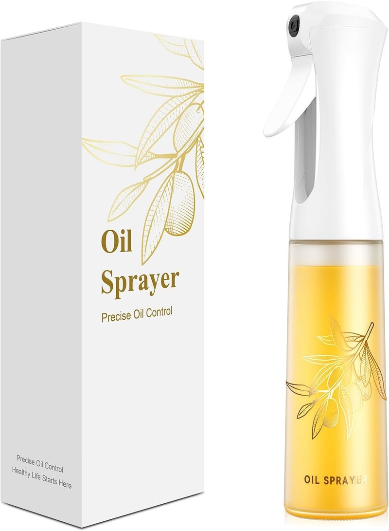 Oil Sprayer for Cooking -200ml Glass Olive Oil Sprayer - Oil Sprayer - Continuous Spray With Portion Control - Cooking Sprayer - Oil Spray Bottle - Kitchen Gadgets for Air Fryer, Salad, Cooking  - Image 1