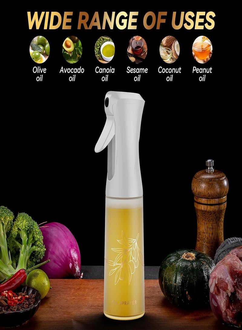 Oil Sprayer for Cooking -200ml Glass Olive Oil Sprayer - Oil Sprayer - Continuous Spray With Portion Control - Cooking Sprayer - Oil Spray Bottle - Kitchen Gadgets for Air Fryer, Salad, Cooking  - Image 4