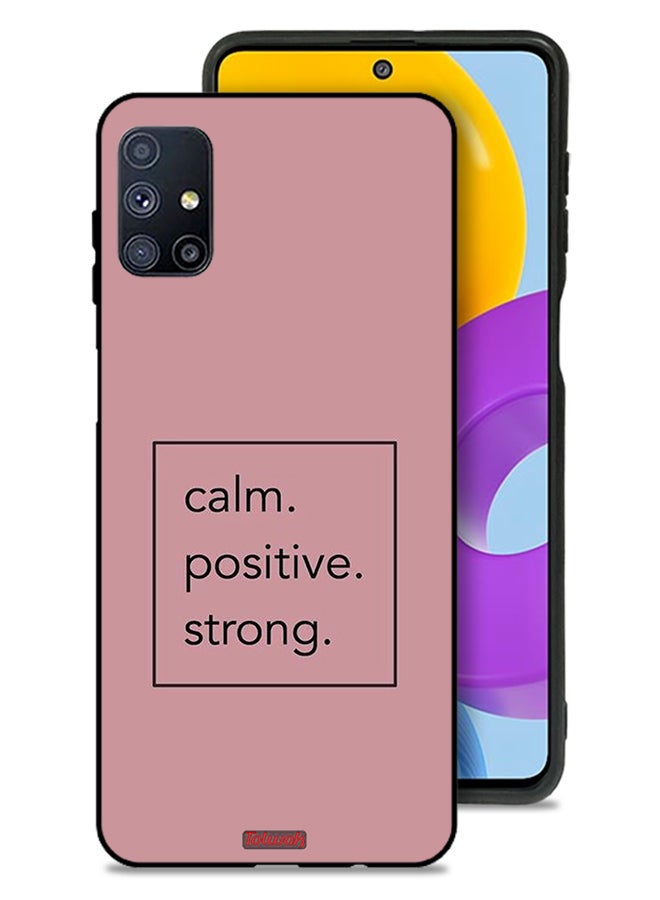 Tolwak Samsung Galaxy M51 Protective Case Cover Calm Positive Strong - Image 1