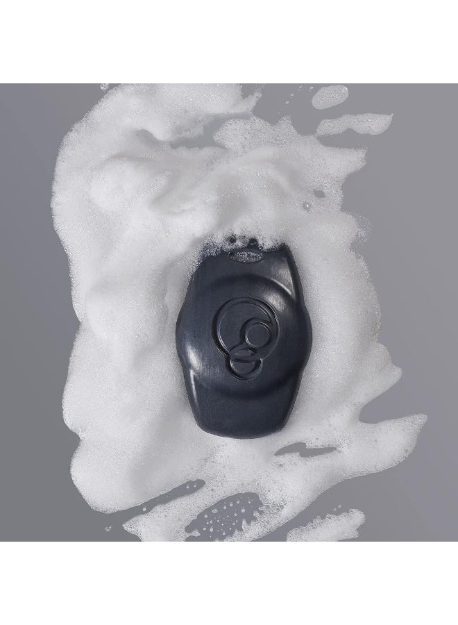 FOAMIE Men 3 In 1 Shower Body Bar With Activated Charcoal Ph Neutral Plastic Free 90G - Image 2