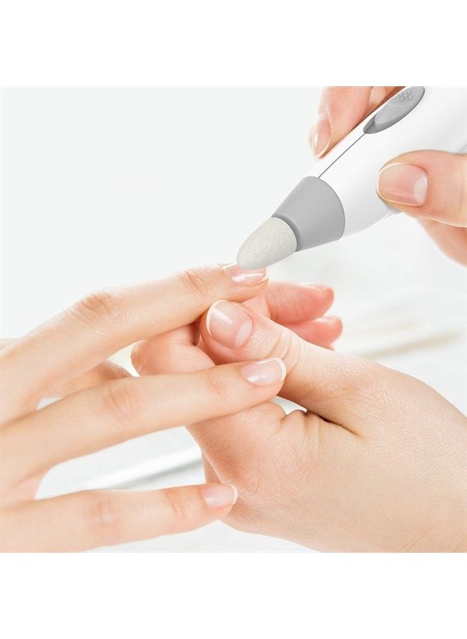 Pure Enrichment PureNails Express Cordless Manicure and Pedicure System - Portable, Battery-Powered Nail File with 5 Interchangeable Attachments, 2 Speeds and Storage Bag - Ideal for Travel & Home  - Image 4