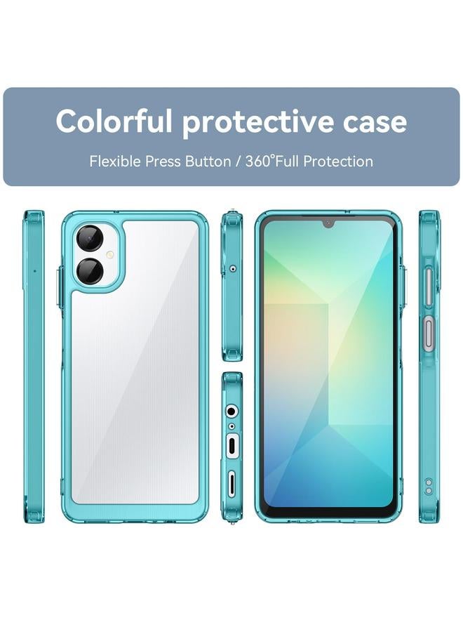 S-TOP Case For Samsung Galaxy A06 5G Colorful Series Acrylic Hybrid TPU Phone Case - Image 2