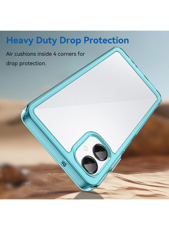 S-TOP Case For Samsung Galaxy A06 5G Colorful Series Acrylic Hybrid TPU Phone Case - Image 3