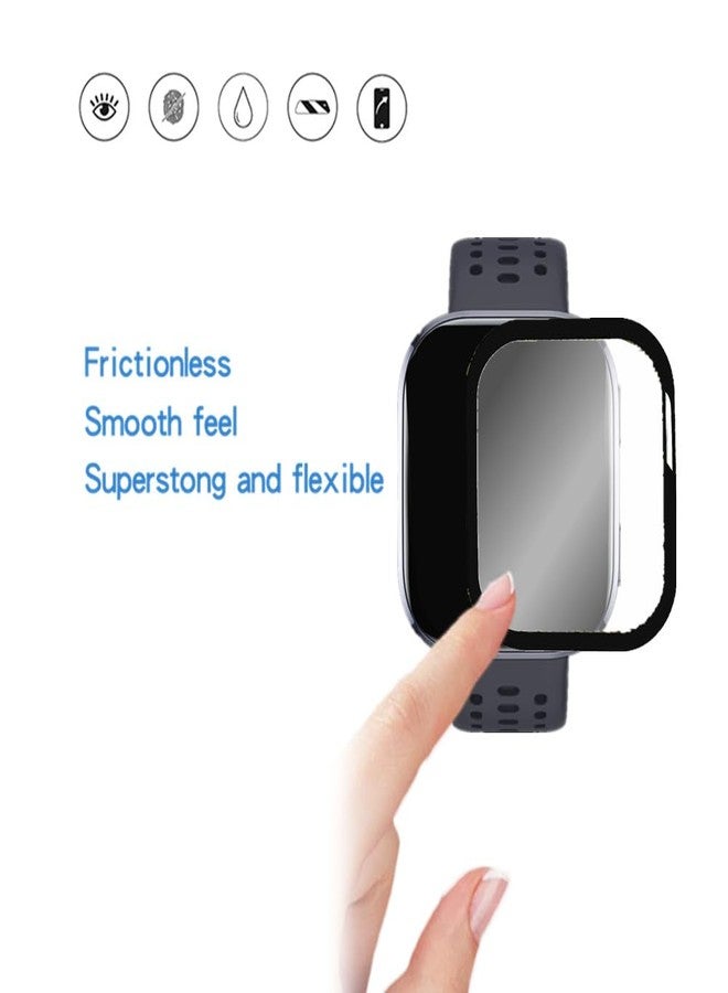 MIHENCE Screen Protector Compatible for Amazfit Bip 6 Smartwatch, 3D Full Screen Coverage PMMA Protective Film for Bip 6 Smart Watch (3 PCS) - Image 4