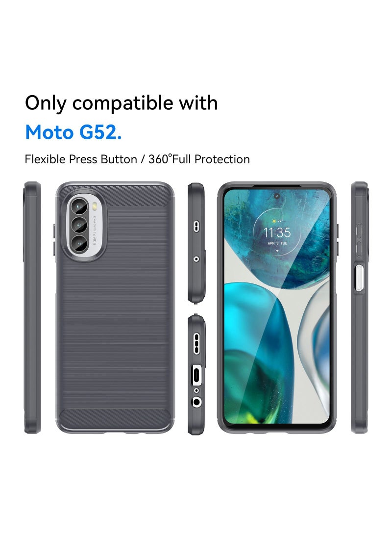 يوارب كينج غطاء حماية لهاتف موتو G52 رمادي - Image 2