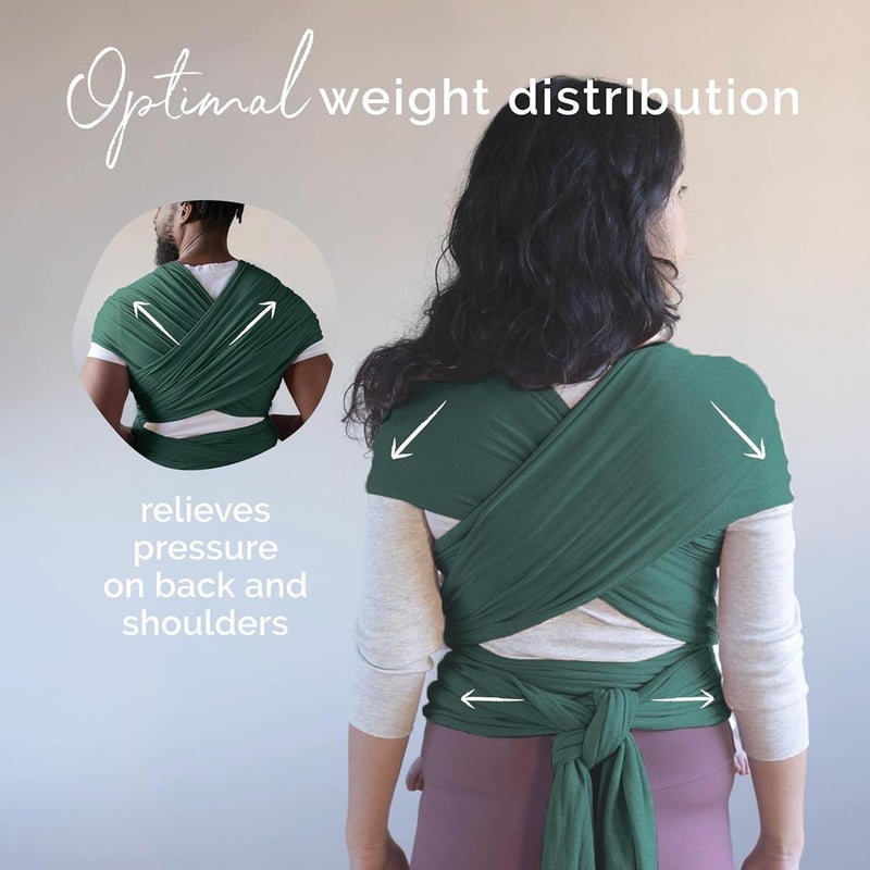 Baby Wrap Carrier - Stretch Cotton Newborn Sling - Image 5