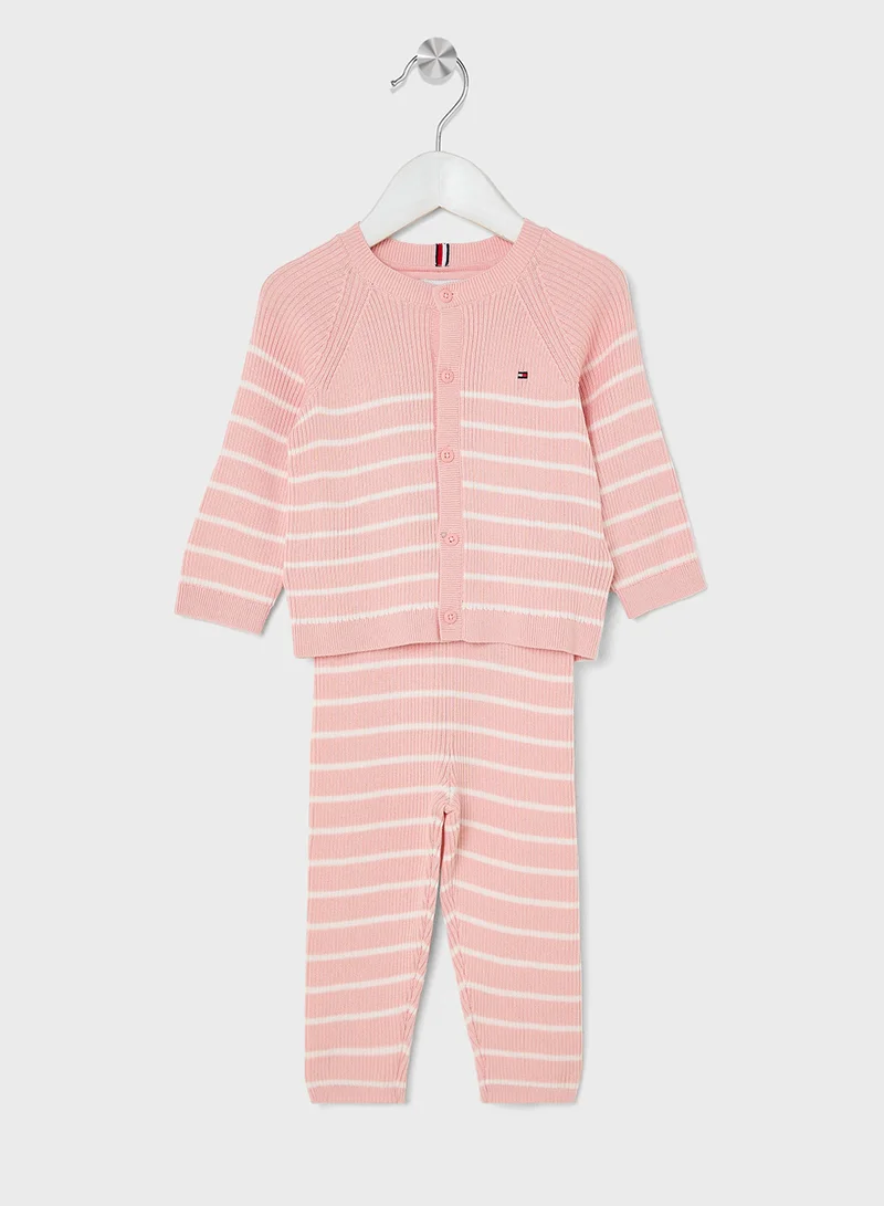 تومي هيلفيغر SWEATER RIB 2 PIECE SET GIFTBOX