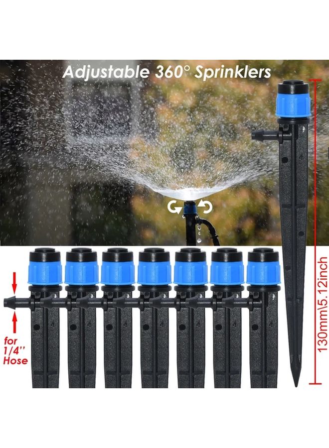100ft Adjustable Irrigation Misting Dripper 360 Degree Sprinkler Hose Watering Tool - Image 3