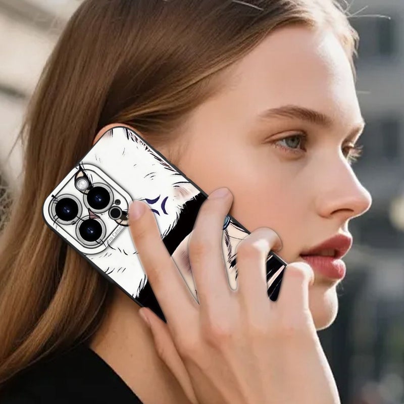 Black Anime Phone Case for Apple iPhone 15 Pro Summer Fashion Shockproof - Image 5
