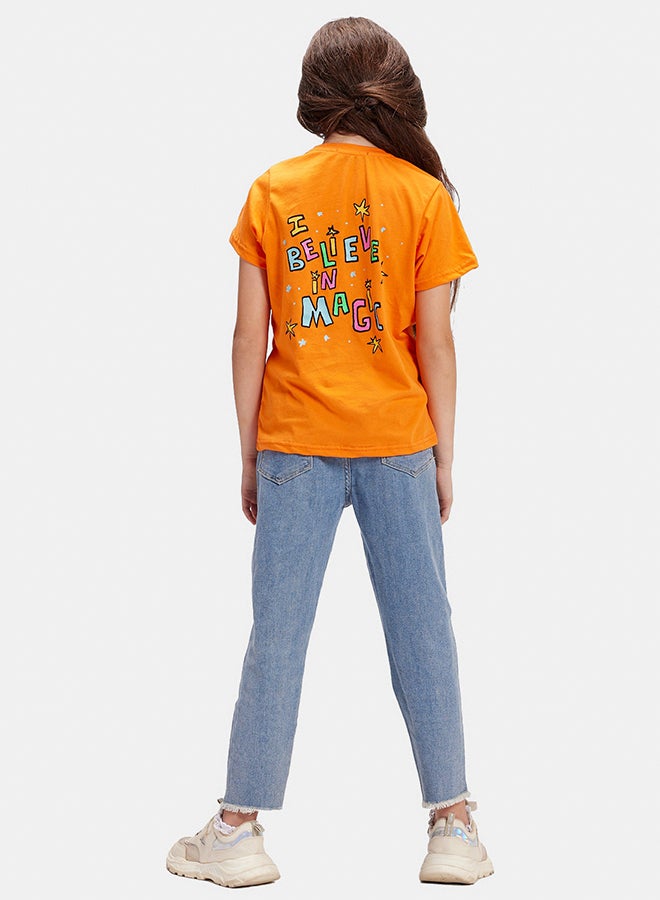 In Your Shoe I Believe In Magic Printed Kids Tee - Image 2