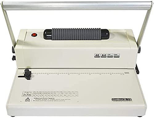 PPE Coilbind S-15 with Electric Coil Inserter Manual Coil Punch & Binding Machine Pitch 4:1 - Professionally Bind Presentations and Documents - Image 3