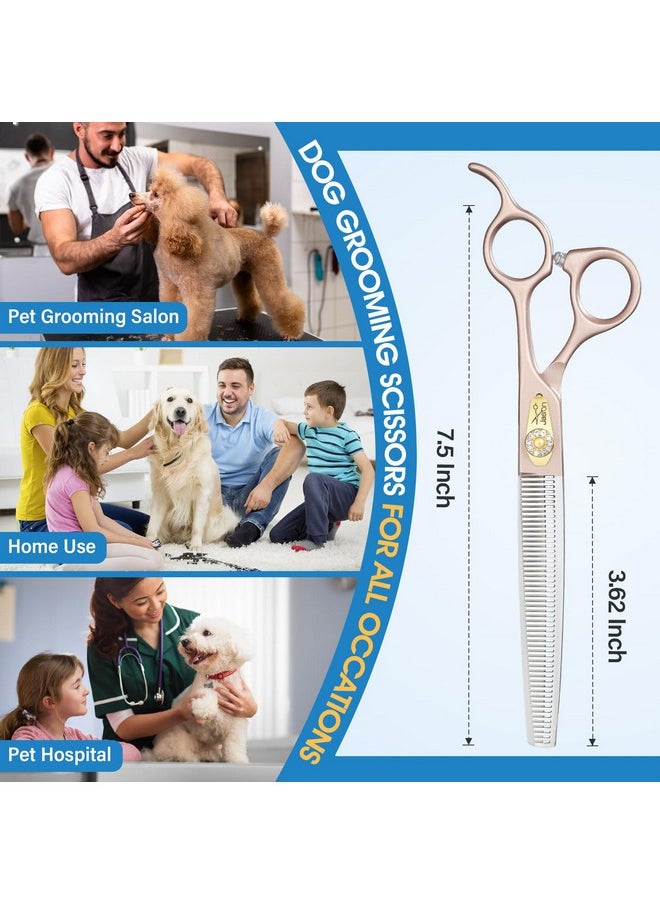 7.5" Dog Grooming Scissors - Professional Thinning Shear With 54 Teeth Japanese 440C Stainless Steel Blender Scissor For Dogs, Cats And Other Animals - pzsku/ZD425414FD7259558A440Z/45/_/1735214671/d69be6ad-39fb-4518-b003-c5469fe7cbf9