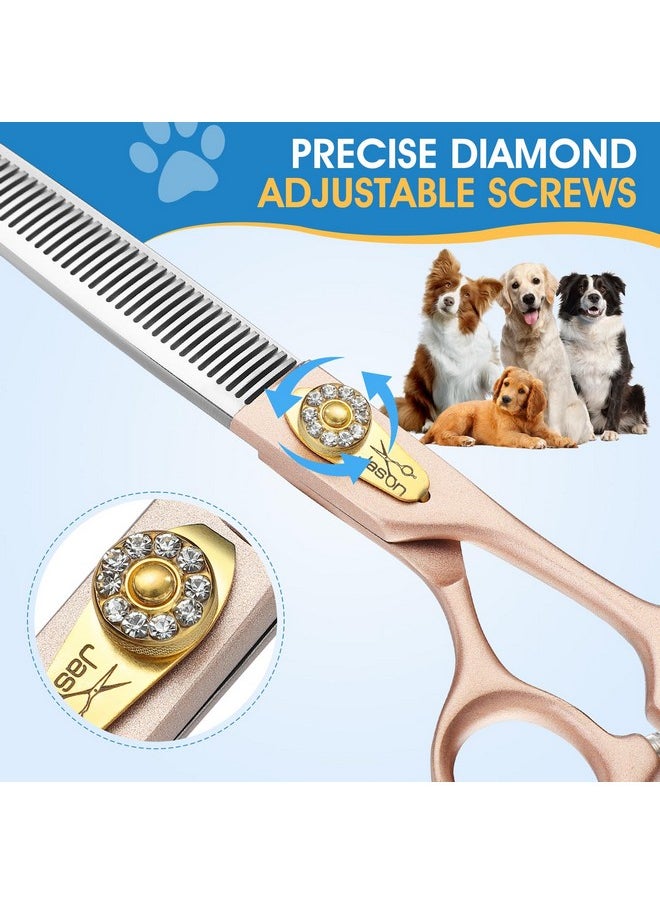 7.5" Dog Grooming Scissors - Professional Thinning Shear With 54 Teeth Japanese 440C Stainless Steel Blender Scissor For Dogs, Cats And Other Animals - pzsku/ZD425414FD7259558A440Z/45/_/1735214678/2d55eb05-1689-4728-bc0e-90503720745b