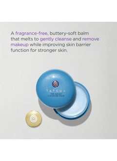 TATCHA TATCHA The Indigo Cleansing Balm | Gentle Moistuirizing Cleanser, Fragrance-Free, Buttery-Soft Balm that Melts to Gently Cleanse & Remove Makeup | 1.9 oz  - Image 2