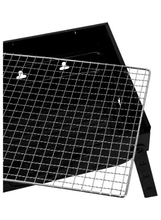 Royalford Barbeque Stand With Grill  Iron Construction Rf10358 Foldable Barbecue Charcoal Grill Black - Image 3