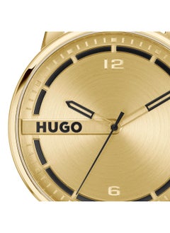 HUGO BOSS HUGO BOSS ROUND ANALOG MEN'S GOLD CASE WATCH - 1530363  - Image 4