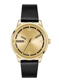 HUGO BOSS HUGO BOSS ROUND ANALOG MEN'S GOLD CASE WATCH - 1530363  - Image 2