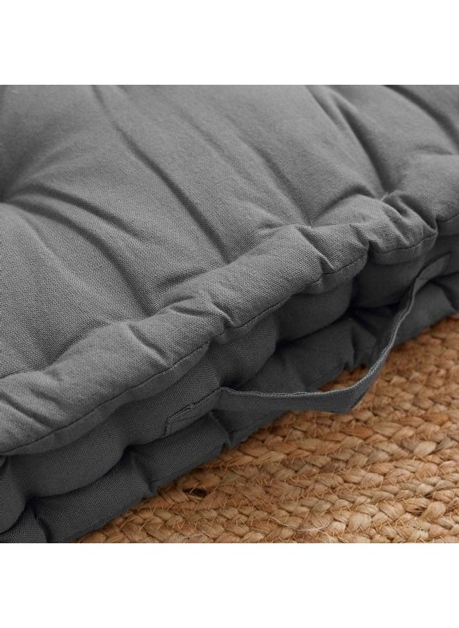 Generic Solid Chair Cushion with Soft Warm Floor Cushion for Kids Reading Nook Comfortable Square Seat Cushion for Adult  - Image 2