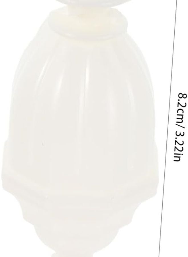 Zerodeko 8pcs White Plastic Mosquito Net Topper Decorations for Bedroom and Travel - Image 3