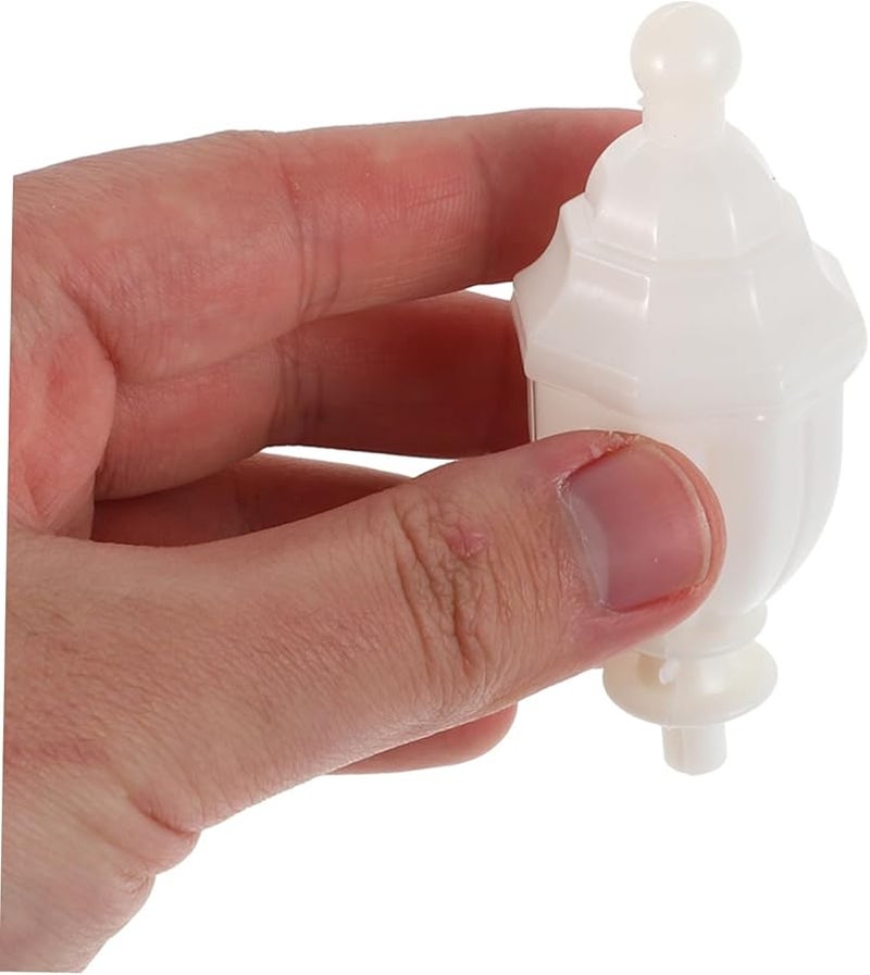 Zerodeko 8pcs White Plastic Mosquito Net Topper Decorations for Bedroom and Travel - Image 5