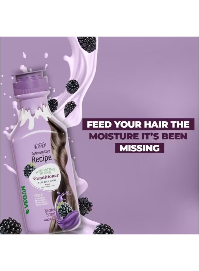 Eva Optimum Care Hydrating Conditioner – Berry Bliss Infusion (350ml) | Deep Nourishment for Silky, Frizz-Free Hair - Image 2