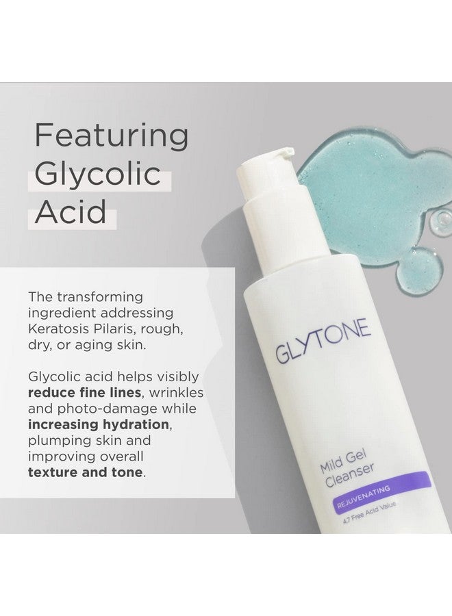 جليتون جل جليتون المنظف المقشر اللطيف، غسول وجه بحمض الجليكوليك النقي لترطيب وتجديد البشرة، مقشر نباتي وخالي من العطور لجميع أنواع البشرة، 2 أونصة سائلة. - Image 3