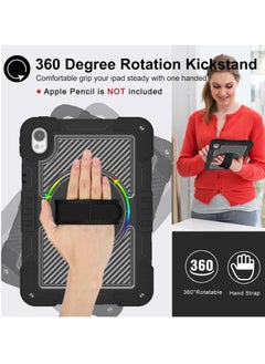 General Tablet Protection Case Compatible with Huawei MatePad 11.5S 11.5inch 2024, Heavy Duty Rugged Shockproof Protective Case with Hand Strap/Shoulder Strap Stable Kickstand Silicone Shell Tablet Case table  - Image 2