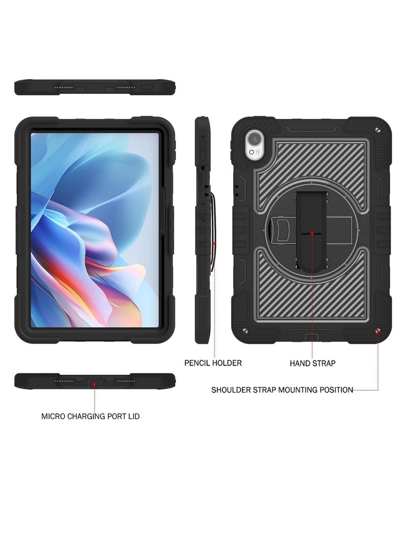 General - Tablet Protection Case Compatible with Huawei MatePad 11.5S 11.5inch 2024, Heavy Duty Rugged Shockproof Protective Case with Hand Strap/Shoulder Strap Stable Kickstand Silicone Shell Tablet Case table - Image 1