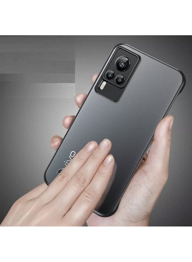 Realcase غطاء خلفي REALCASE لجهاز Vivo X60 5G | جلد غير لامع أنيق بدون إطار | غطاء خلفي من TPU ناعم مقاوم للصدمات لجهاز Vivo X60 5G (أزرق فاتح) - Image 4