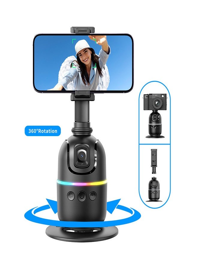 ATM Auto Face Tracking Tripod with Remote Control Smart Selfie Stick Object Tracking Holder Selfie Stick 360° Rotation Smart Shooting Holder Gesture Control for Live Vlog Streaming Video  - Image 1