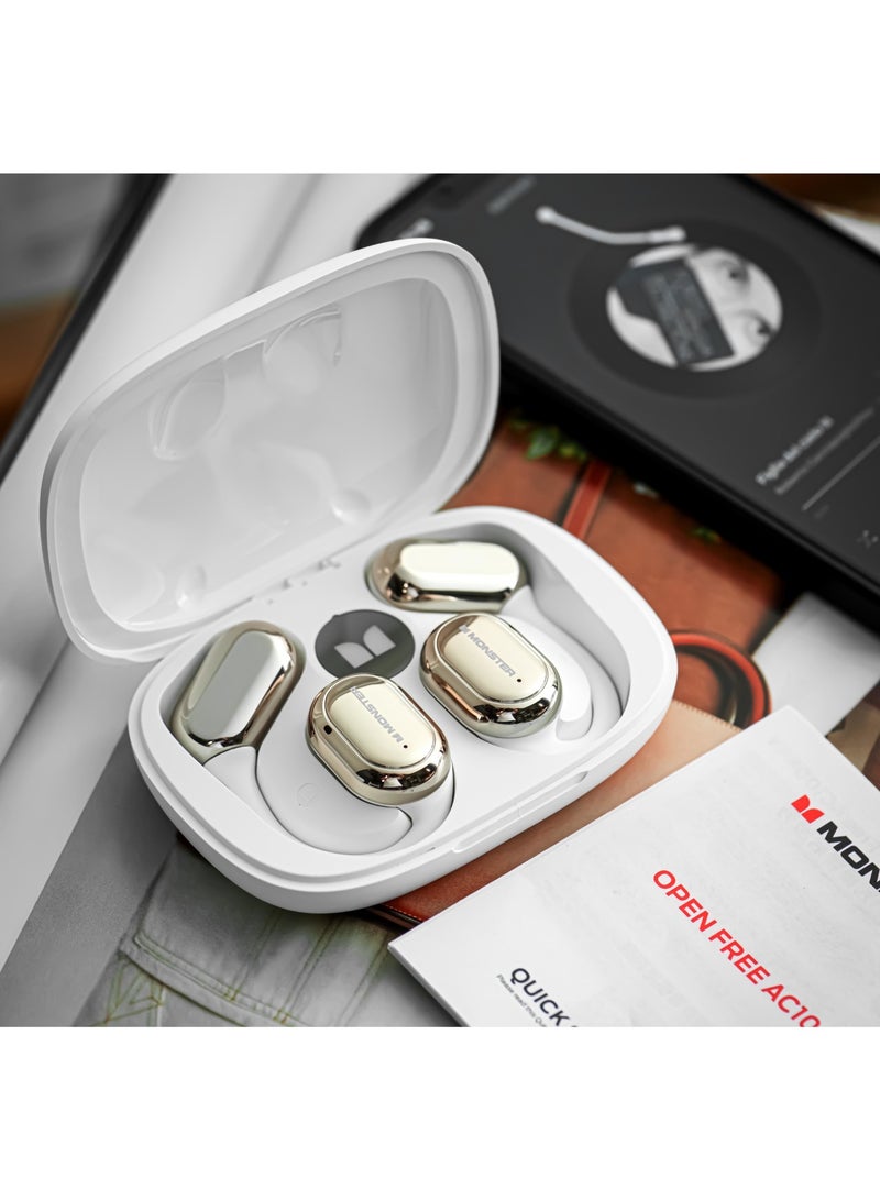 Monster Monster Open Free AC100: Open-Ear Headphones with AI Noise Reduction & Long Battery Life – Perfect for Active Lifestyles - Image 2
