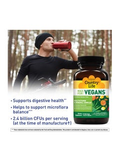 Country Life Max For Vegans Multivitamin & Mineral Complex 120 Vegan Capsules Certified Gluten Free Certified Vegan  - Image 4