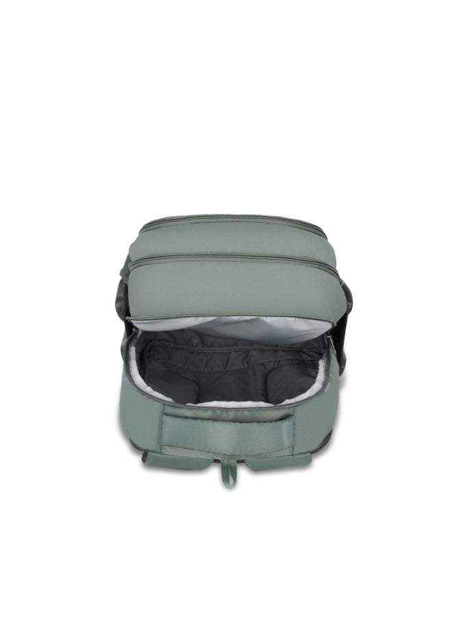American Tourister Nexa Style 01, Large 3 Compartment Backpack, 36L with Spacious Interiors Bags For School, Office, College, Gift For Men & Women - Olive - Image 4