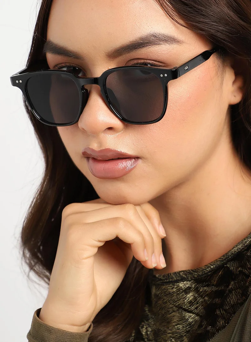 Haute Sauce Black Wayfarer Sunglass
