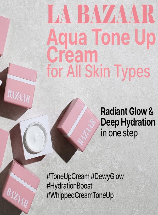 CrediThink LABAZAAR SkinFit Aqua Tone-Up Cream 1 Fl. Oz. - Instant Brightening Moisturizer Pore-Blurring & Skin-Smoothing Primer Lightweight Hydrating Face Cream for All Skin Types Korean Skincare - Image 2