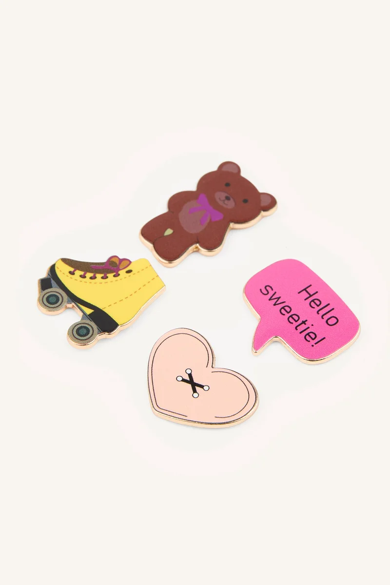 Defacto  4 Piece Brooch Set  | Best Price UAE