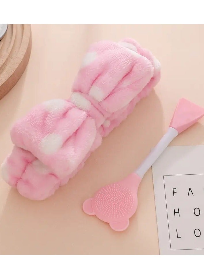 ORiTi Double Head Cleansing Brush Mask Brush Cleansing HairBand - Image 1