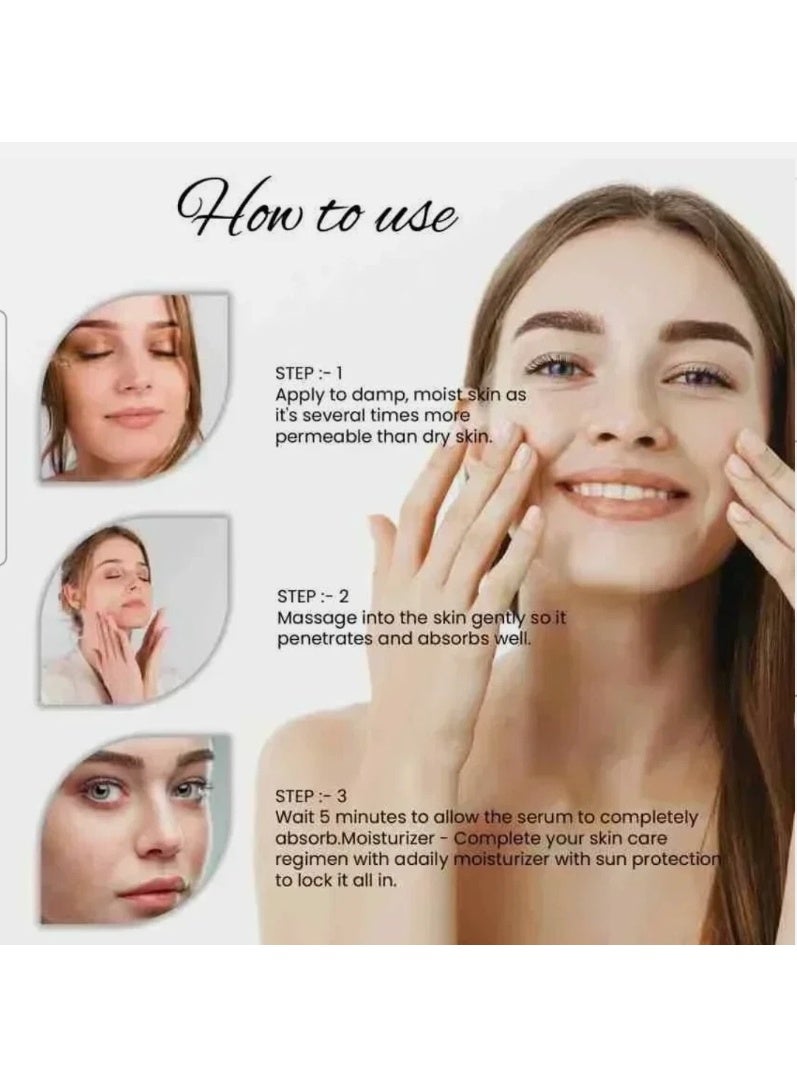 دك ار مينر سيروم حمض الهيالورونيك والنيكوتيناميد 100% لترطيب عميق للوجه والجسم ,مضاد للشيخوخة &معالجة حب الشباب 500 مل . - Image 2
