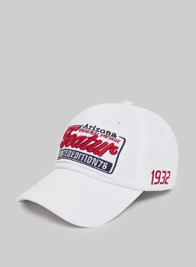 Styli White Embroidered Baseball Cap