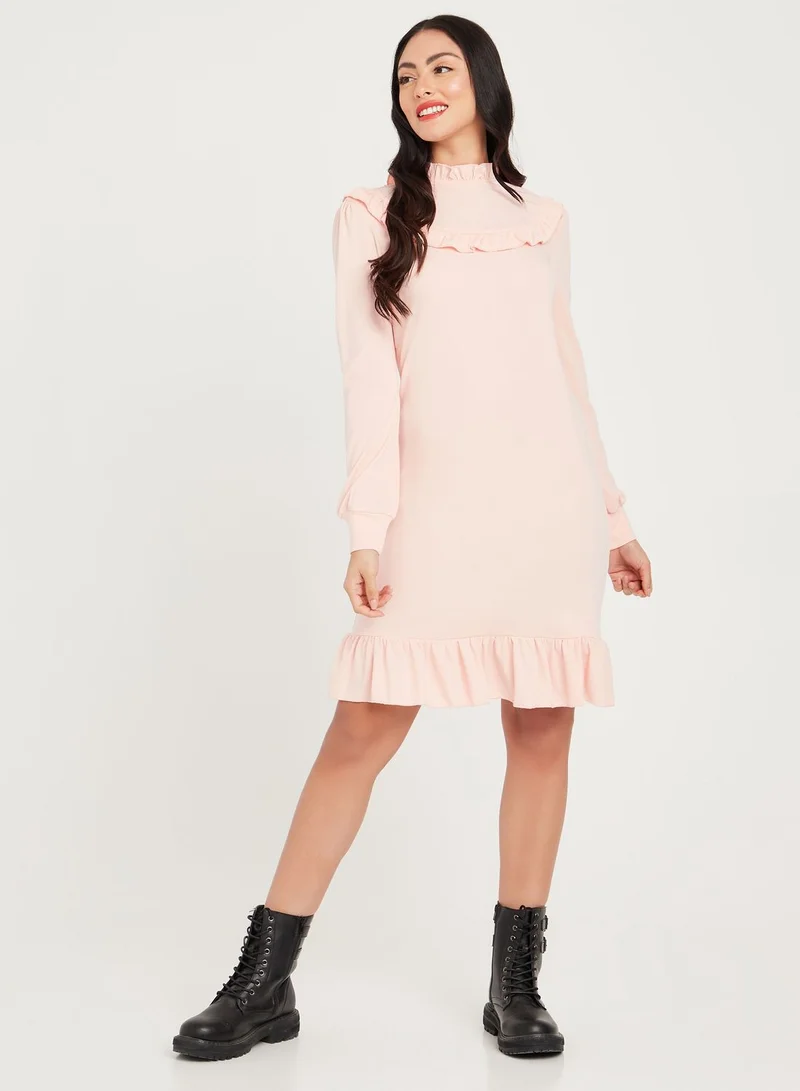 ستايلي High Neck Knitted Dress