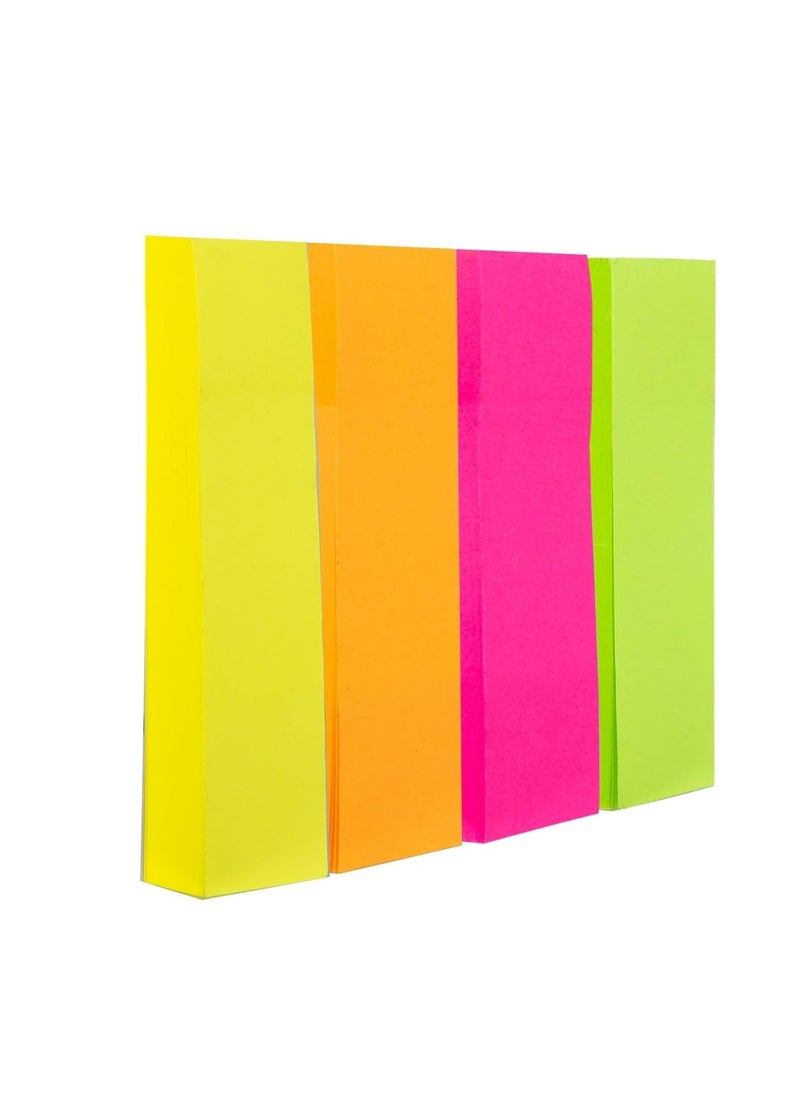 Deli 400-Piece Paper Index Tabs 50x12mm Size In Cardboard Dispenser Multicolour  - Image 4