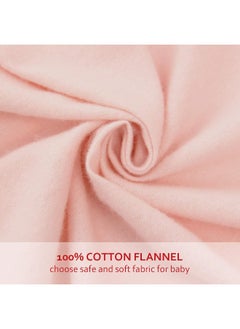 Moonsea Moonsea Flannel Crib Sheet for Girl, 100% Cotton Flannel, Heavenly Soft Fitted Crib Sheet for Standard Crib (28" X 52") and Toddler Mattresses Warm, Pink  - Image 2
