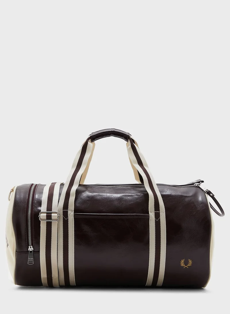 FRED PERRY Classic Barrel Duffel Bag