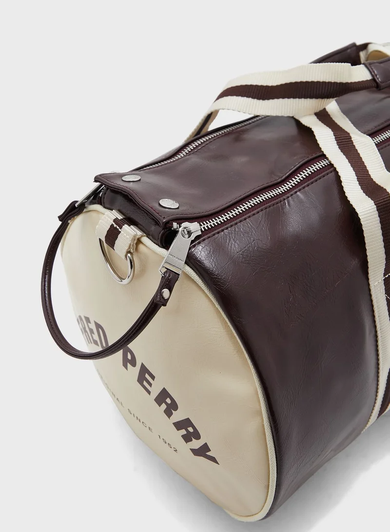 FRED PERRY Classic Barrel Duffel Bag