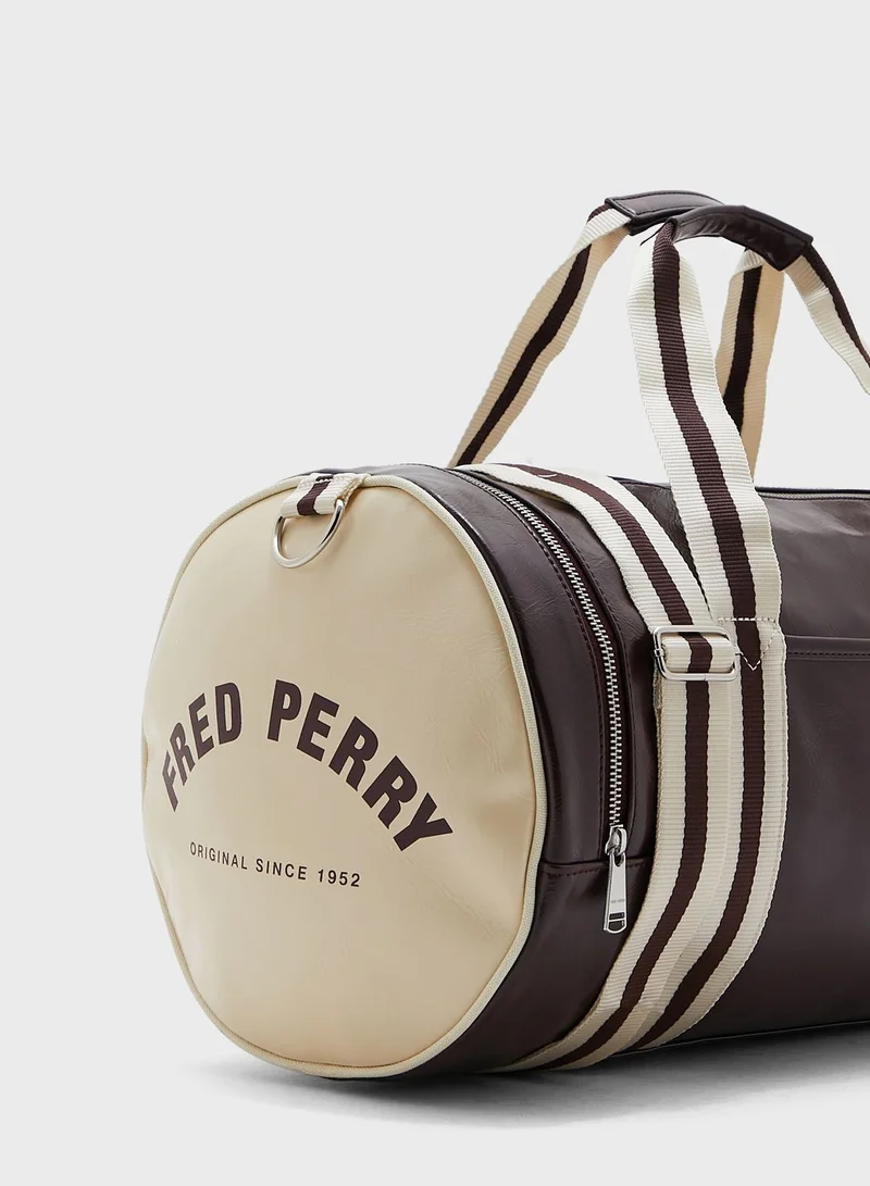 FRED PERRY Classic Barrel Duffel Bag
