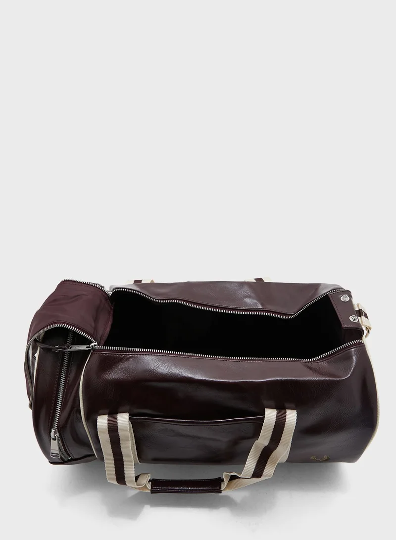 FRED PERRY Classic Barrel Duffel Bag